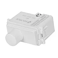 Dimmer giratorio, línea Italiana, color blanco - DIM-IB / 48138 Dimmer giratorio, línea Italiana, color blanco - DIM-IB / 48138