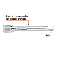Extensión de 3' para matraca, para dados cuadro 1/4' - E-4760 / 13218 Extensión de 3' para matraca, para dados cuadro 1/4' - E-4760 / 13218