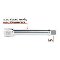 Extensión de 8' para matraca, para dados cuadro 3/4' - E-5661 / 13904 Extensión de 8' para matraca, para dados cuadro 3/4' - E-5661 / 13904