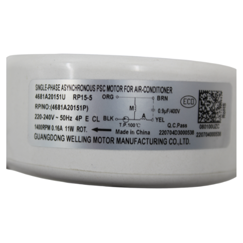 Motor Evaporador Para Minisplit Lg G121Hb - Eau61023207 Sustituto 4681A20151U Motor Evaporador Para Minisplit Lg G121Hb - Eau61023207 Sustituto 4681A20151U