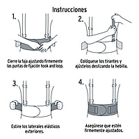 Faja con tirantes ajustables, ventilada, talla extra grande - FAJA-XLV / 11967 Faja con tirantes ajustables, ventilada, talla extra grande - FAJA-XLV / 11967