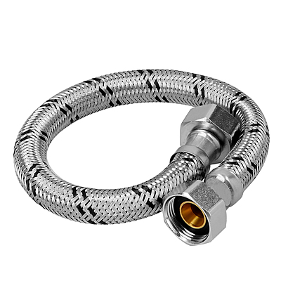 Manguera de hule, 3/4x3/4', 40cm, acero, usos generales - FBO-3440X / 49129