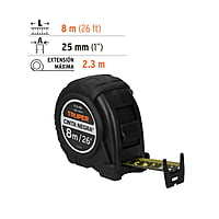 flexómetro-cinta-negra-8-m-cinta-27-mm-fcn-8m-11747 flexómetro-cinta-negra-8-m-cinta-27-mm-fcn-8m-11747