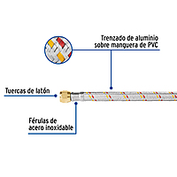 manguera-para-gas-aluminio-5-16-x-150-cm-foset-basic-fga-15np-23203 manguera-para-gas-aluminio-5-16-x-150-cm-foset-basic-fga-15np-23203