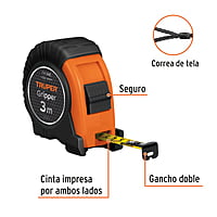 flexómetro-contra-impacto-graduación-métrica-3-m-13-mm-fh-3me-15387 flexómetro-contra-impacto-graduación-métrica-3-m-13-mm-fh-3me-15387
