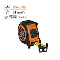 flexómetro-industrial-5-5-m-cinta-25-mm-fin-55m-12695 flexómetro-industrial-5-5-m-cinta-25-mm-fin-55m-12695