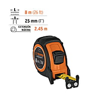 flexómetro-industrial-8-m-cinta-25-mm-fin-8m-12696 flexómetro-industrial-8-m-cinta-25-mm-fin-8m-12696