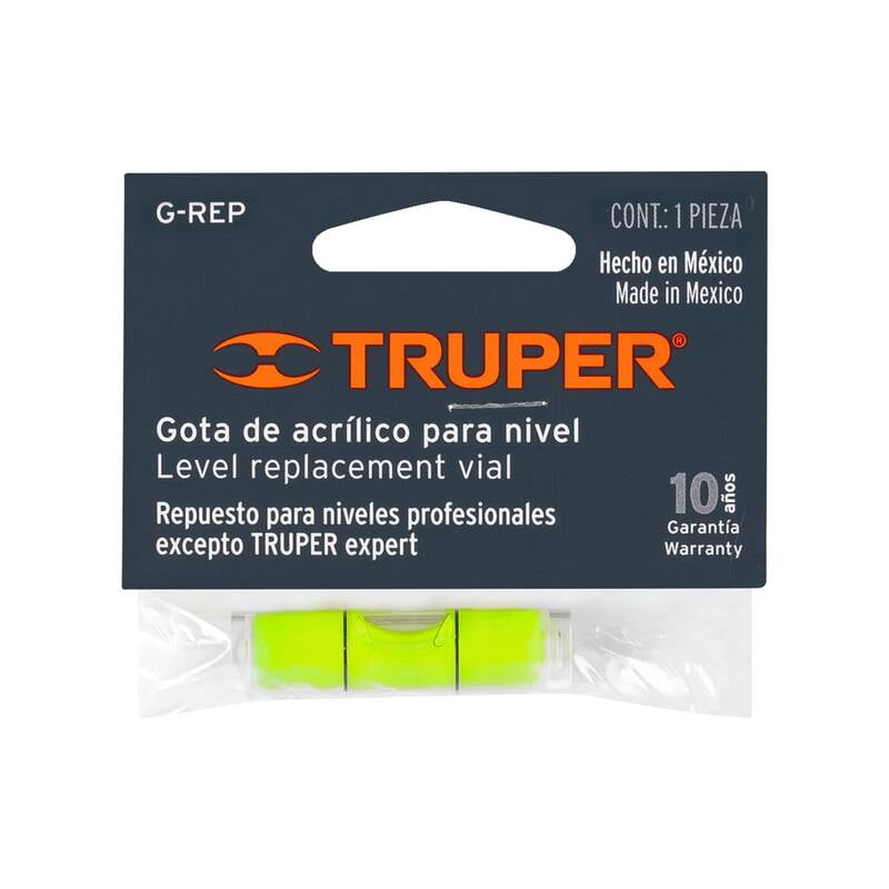 gota-verde-de-acrílico-de-repuesto-para-nivel-truper-g-rep-17042 gota-verde-de-acrílico-de-repuesto-para-nivel-truper-g-rep-17042