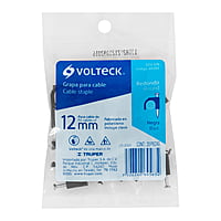 Bolsa con 20 grapas negras de 12 mm para cable redondo - GCU-12N / 48283 Bolsa con 20 grapas negras de 12 mm para cable redondo - GCU-12N / 48283