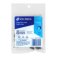 Bolsa con 20 grapas negras de 8 mm para cable redondo - GCU-8N / 48281 Bolsa con 20 grapas negras de 8 mm para cable redondo - GCU-8N / 48281