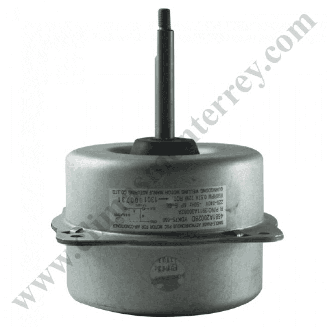 Motor Para Minisplit, Condensador, 6Mf, 370V, 6P, 850Rpm, 0.57A, 72W, Rotación Derecha Motor Para Minisplit, Condensador, 6Mf, 370V, 6P, 850Rpm, 0.57A, 72W, Rotación Derecha