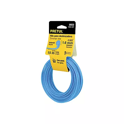 Tarjeta con 15 m hilo redondo 1.6 mm p/desbrozadora, Pretul - HIDE-65P / 20022