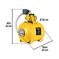 Bomba hidroneumática 1/2 HP, 50 litros, Pretul - HIDR-1/2X50P / 20184 Bomba hidroneumática 1/2 HP, 50 litros, Pretul - HIDR-1/2X50P / 20184