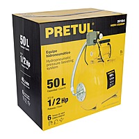 Bomba hidroneumática 1/2 HP, 50 litros, Pretul - HIDR-1/2X50P / 20184 Bomba hidroneumática 1/2 HP, 50 litros, Pretul - HIDR-1/2X50P / 20184