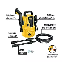 Hidrolavadora eléctrica 1350 PSI, Pretul, 29004 - HILA-1350P