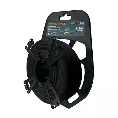 Blíster con 34 m de hilo redondo 3.7 mm para desbrozadora - HLB-155 / 17631