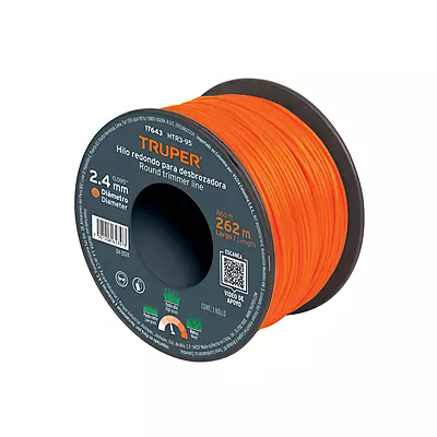 Carrete con 262 m de hilo redondo 2.4 mm para desbrozadora - HTR3-95 / 17643