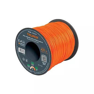 Carrete con 437 m de hilo redondo 2.4 mm para desbrozadora - HTR5-95 / 17648