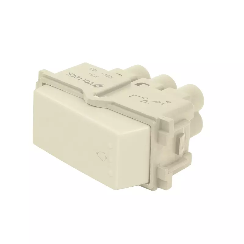Interruptor para timbre, línea Italiana, color marfil - APTI-I / 48099 Interruptor para timbre, línea Italiana, color marfil - APTI-I / 48099