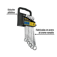 Juego de 6 llaves combinadas mm, Pretul - J-206M / 22017 Juego de 6 llaves combinadas mm, Pretul - J-206M / 22017
