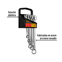 Juego de 6 llaves combinadas std, Pretul - J-206P / 22016 Juego de 6 llaves combinadas std, Pretul - J-206P / 22016