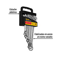 Juego de 9 llaves combinadas std, Pretul - J-209P / 21994 Juego de 9 llaves combinadas std, Pretul - J-209P / 21994