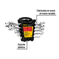 Juego de 5 llaves españolas std, Pretul - J-305P / 22000 Juego de 5 llaves españolas std, Pretul - J-305P / 22000