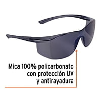 Lentes de seguridad, mica espejo azul, Ultralite - LEN-LEZ / 10823 Lentes de seguridad, mica espejo azul, Ultralite - LEN-LEZ / 10823
