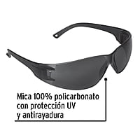 Lentes de seguridad, mica gris, Pretul, Lite - LEN-SN-P / 20402