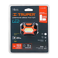 Linterna de minero, 150 lúmenes, 1 LED, 3 pilas AAA - LI-CA-150 / 11751 Linterna de minero, 150 lúmenes, 1 LED, 3 pilas AAA - LI-CA-150 / 11751