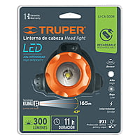 Linterna de minero, 300 lúmenes, 1 LED, recargable - LI-CA-300R / 12890 Linterna de minero, 300 lúmenes, 1 LED, recargable - LI-CA-300R / 12890