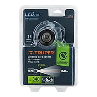 Linterna de minero, 340 lúmenes, 1 LED, recargable - LI-CA-120R / 16716 Linterna de minero, 340 lúmenes, 1 LED, recargable - LI-CA-120R / 16716