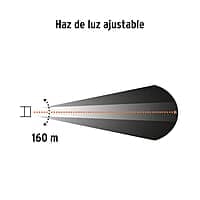 Linterna de minero, 340 lúmenes, 1 LED, recargable - LI-CA-120R / 16716 Linterna de minero, 340 lúmenes, 1 LED, recargable - LI-CA-120R / 16716