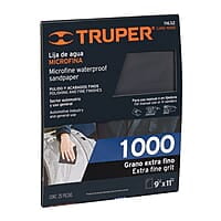Lija de agua microfina papel impermeable, grano 1000 - LIAG-1000 / 11632 Lija de agua microfina papel impermeable, grano 1000 - LIAG-1000 / 11632
