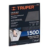 Lija de agua microfina papel impermeable, grano 1500 - LIAG-1500 / 11647 Lija de agua microfina papel impermeable, grano 1500 - LIAG-1500 / 11647