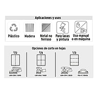 Lija para madera papel cabinet, grano 60 - LIMA-60 / 11609 Lija para madera papel cabinet, grano 60 - LIMA-60 / 11609