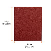 Lija de esmeril roja, grano 50 - LIMER-50 / 11641 Lija de esmeril roja, grano 50 - LIMER-50 / 11641