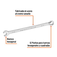 Llave combinada, extralarga, milimétrica, 7 x 135 mm - LL-2007M / 15611 Llave combinada, extralarga, milimétrica, 7 x 135 mm - LL-2007M / 15611