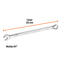 Llave combinada, extralarga, 1/4' x 125 mm - LL-2008 / 15590 Llave combinada, extralarga, 1/4' x 125 mm - LL-2008 / 15590
