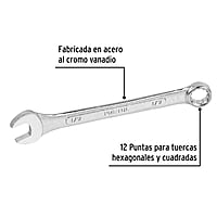 Llave combinada, 1/2' x 145 mm, Pretul - LL-2016P / 21884 Llave combinada, 1/2' x 145 mm, Pretul - LL-2016P / 21884