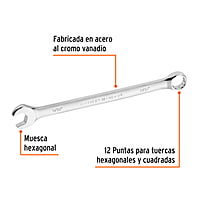 Llave combinada, extralarga, 9/16' x 220 mm - LL-2018 / 15595 Llave combinada, extralarga, 9/16' x 220 mm - LL-2018 / 15595