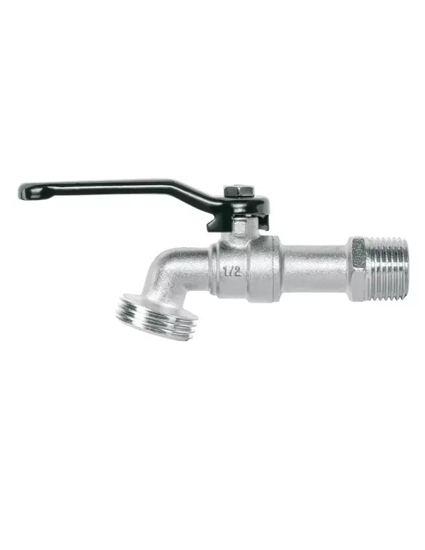 Llave de esfera de zinc 1/2", s/adaptador LL-21PS- 28200 Llave de esfera de zinc 1/2", s/adaptador LL-21PS- 28200