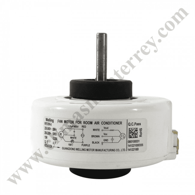Motor Evaporador, 1 Ton 220V, 20A, 15W, Rpg19K-6 - Rpg19K-6