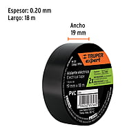 cinta-de-aislar-19mm-x-18m-truper-expert-m-33x-19954 cinta-de-aislar-19mm-x-18m-truper-expert-m-33x-19954