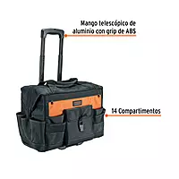 Maleta portaherramientas con ruedas, Truper Expert, 101902 - MALE-22R Maleta portaherramientas con ruedas, Truper Expert, 101902 - MALE-22R