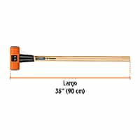 marro-octagonal-12-lb-mango-de-madera-36-truper-md-12m-16513 marro-octagonal-12-lb-mango-de-madera-36-truper-md-12m-16513