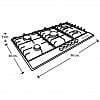 Parrilla Mirage 90cm, Serie SparX90, Acero Inoxidable 5 quemadores- MPS90GB Parrilla Mirage 90cm, Serie SparX90, Acero Inoxidable 5 quemadores- MPS90GB