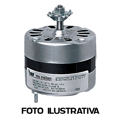 Motor Condensador Mcmillan 1/20 Hp- 36 W-3.3 Pulgadas Ccw- 110 V - 483-4L-E-5Fl