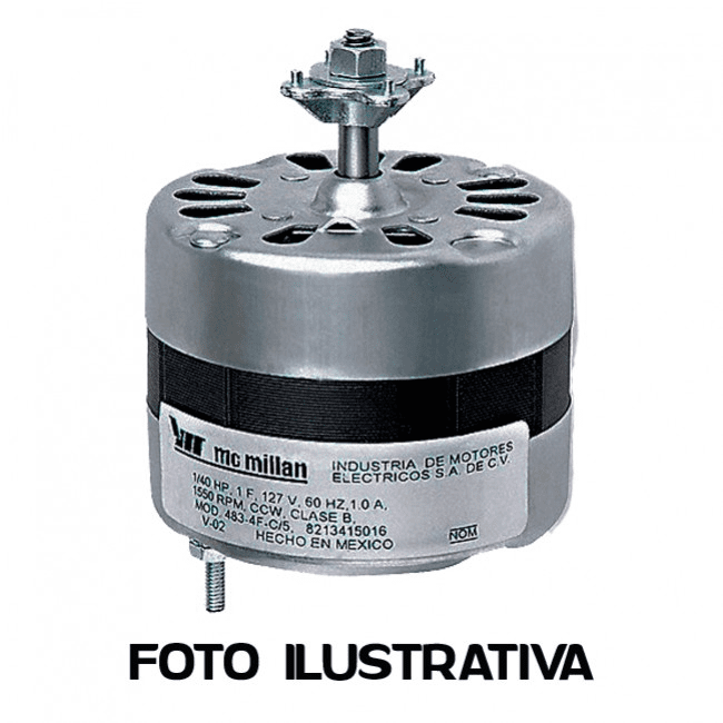 Motor Evaporador Mc Millan 1/70 Hp 3.3Pulg 10W, Ccw, 110V - 483-4A-B/5 Motor Evaporador Mc Millan 1/70 Hp 3.3Pulg 10W, Ccw, 110V - 483-4A-B/5