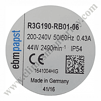 Motor Ventilador Radial R3G190 Rb0106 Rittal - 3396647 Motor Ventilador Radial R3G190 Rb0106 Rittal - 3396647